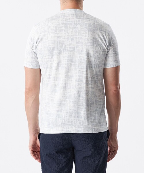 EPOCA UOMO（エポカウォモ）の「クラックカモフラVネックカットソー（Tシャツ/カットソー・メンズ・ライトグレー/ネイビー・46/48）」の7枚目の写真