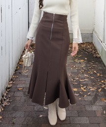 clear | 【低身長サイズ有】ウエストリブスリット入りマーメイドスカート[オフィスカジュアル 着回し抜群]≪2025SS新作≫(スカート)