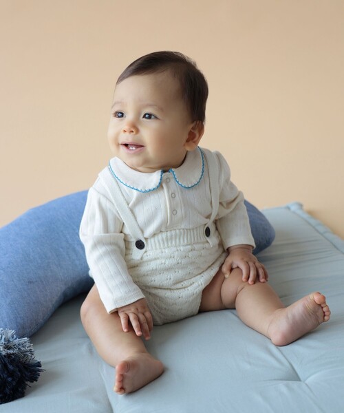 こども ビームス（コドモビームス）の「ベビー 針抜き ロンパース 2025FW（50～80cm）（ロンパース・キッズ・オフホワイト/ピンク/ブラウン系その他2・60-70/50-60/70-80）」の20枚目の写真