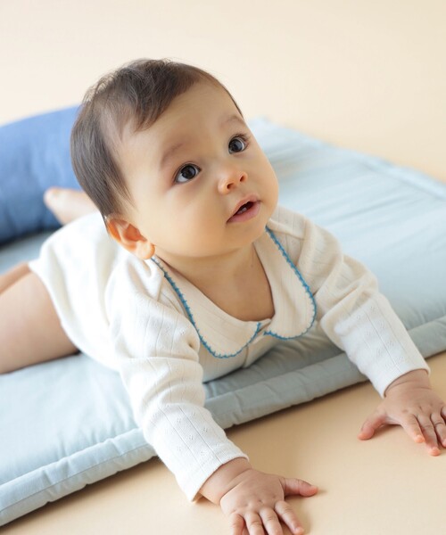 こども ビームス（コドモビームス）の「ベビー 針抜き ロンパース 2025FW（50～80cm）（ロンパース・キッズ・オフホワイト/ピンク/ブラウン系その他2・60-70/50-60/70-80）」の21枚目の写真