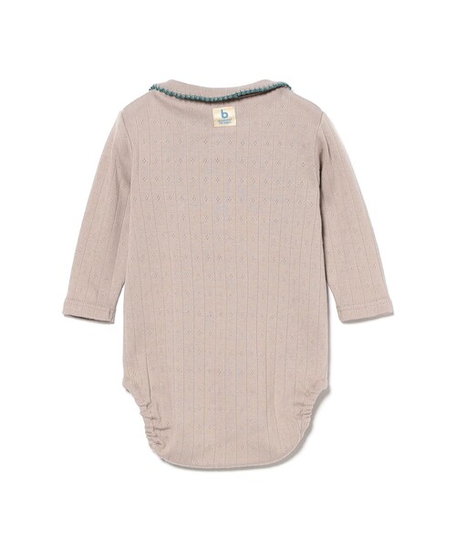 こども ビームス（コドモビームス）の「ベビー 針抜き ロンパース 2025FW（50～80cm）（ロンパース・キッズ・オフホワイト/ピンク/ブラウン系その他2・60-70/50-60/70-80）」の8枚目の写真