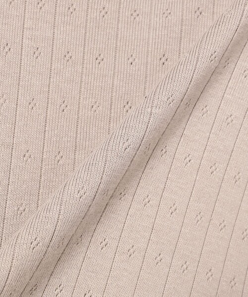 こども ビームス（コドモビームス）の「ベビー 針抜き ロンパース 2025FW（50～80cm）（ロンパース・キッズ・オフホワイト/ピンク/ブラウン系その他2・60-70/50-60/70-80）」の9枚目の写真