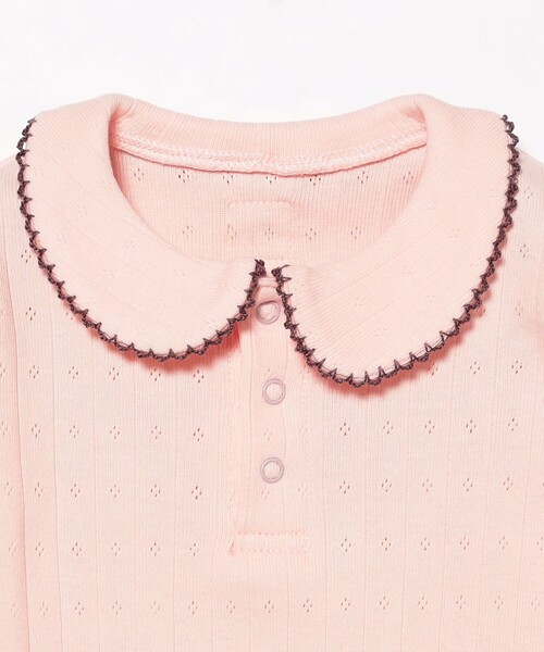 こども ビームス（コドモビームス）の「ベビー 針抜き ロンパース 2025FW（50～80cm）（ロンパース・キッズ・オフホワイト/ピンク/ブラウン系その他2・60-70/50-60/70-80）」の11枚目の写真