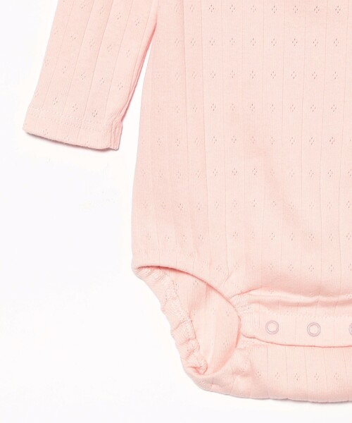 こども ビームス（コドモビームス）の「ベビー 針抜き ロンパース 2025FW（50～80cm）（ロンパース・キッズ・オフホワイト/ピンク/ブラウン系その他2・60-70/50-60/70-80）」の12枚目の写真