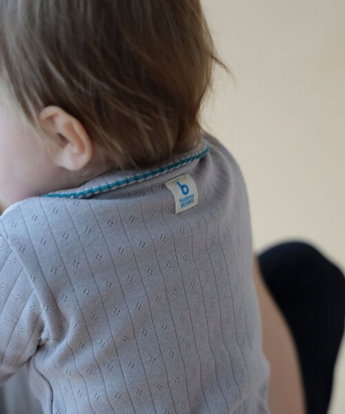 こども ビームス（コドモビームス）の「ベビー 針抜き ロンパース 2025FW（50～80cm）（ロンパース・キッズ・オフホワイト/ピンク/ブラウン系その他2・60-70/50-60/70-80）」の16枚目の写真