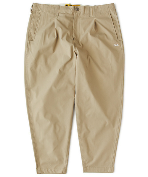 【美品】FAT POLYCROP チノパンツ チノパン カーキ  オリーブ FAT（エフエイティー）の「POLYCROP（チノパンツ）」 - WEAR
