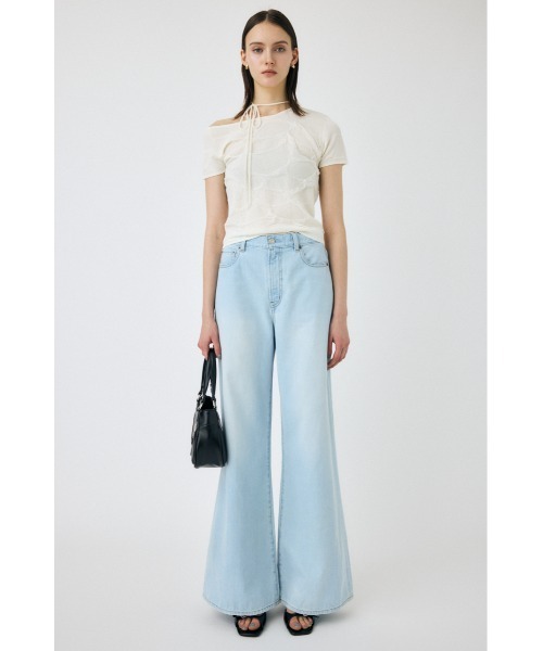 MOUSSY(マウジー)の「【セットアップ対応】RELAX LOOSE FLARE(デニムパンツ・レディース・ブルー/ライトブルー・0/1/2)」の15枚目の写真