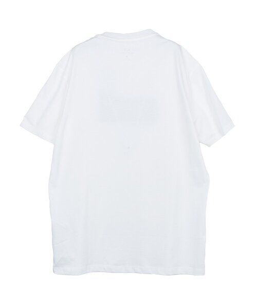 ARMANI EXCHANGE（アルマーニエクスチェンジ）の「【ARMANI EXCHANGE】シャイニーボックスロゴ 半袖クルーネックTシャツ（Tシャツ/カットソー・メンズ・ホワイト/ブラック・2/3）」の8枚目の写真
