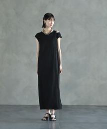 ジャガード織りレイヤードワンピースセット