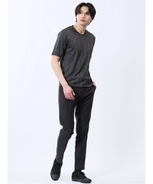 TAKA-Q(タカキュー)の「【接触冷感 ストレッチ 抗菌防臭】タカキュー スリム トラウザー パンツ(チノパンツ・メンズ・グレー系その他2/ブルー・LARGE/MEDIUM/X-LARGE/S)」の14枚目の写真