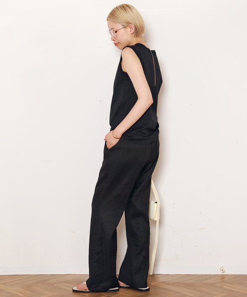 AP STUDIO(エーピーストゥディオ)の「ノースリーブTシャツ(Tシャツ/カットソー・レディース・ホワイト/ブラウン/ブラック・FREE)」の12枚目の写真