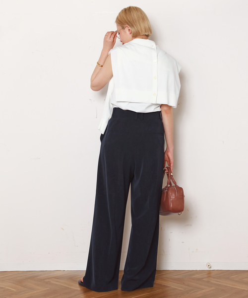 AP STUDIO(エーピーストゥディオ)の「ノースリーブTシャツ(Tシャツ/カットソー・レディース・ホワイト/ブラウン/ブラック・FREE)」の21枚目の写真