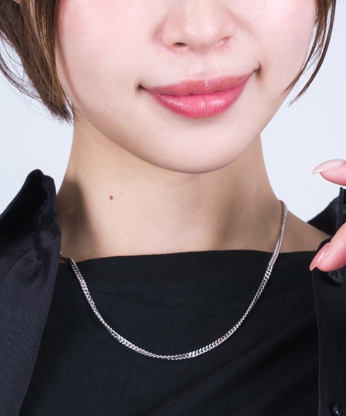 Tom Wood(トムウッド)チェーンネックレス シルバー ユニセックス TOM WOOD ネックレス 「TOMWOOD(トムウッド)」Curb Chain Slim