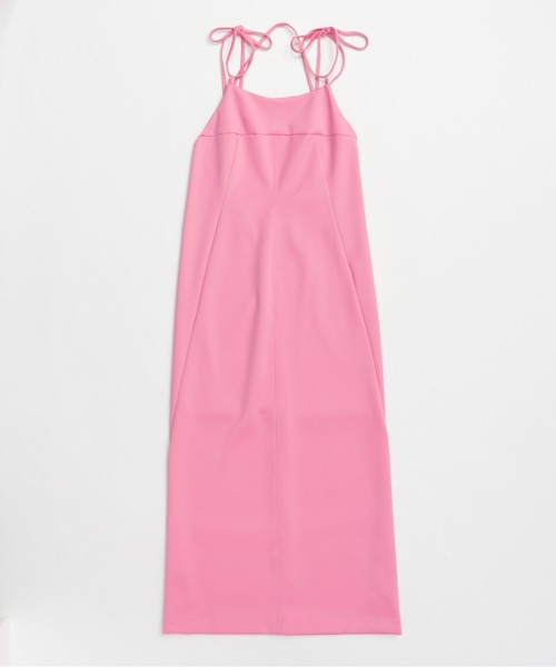 MAISON SPECIAL(メゾンスペシャル)の「Back Open Scuba Dress/バックオープンスキューバワンピース(ワンピース・レディース・ブラック/グレー/ピンク・36/38)」の14枚目の写真