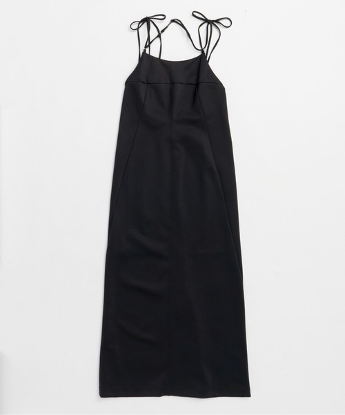Back Open Scuba Dress/バックオープンスキューバワンピース