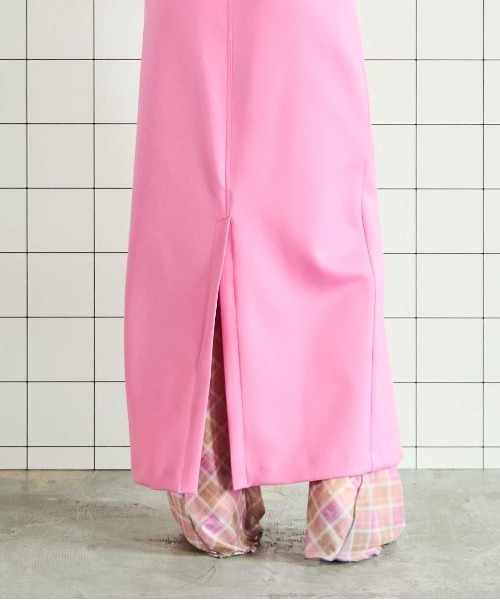 Back Open Scuba Dress/バックオープンスキューバワンピース