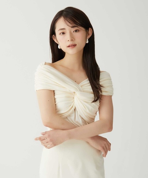 Luan（ルアン）の「【Luan】SHINY RIBBON BLOUSE/シャイニー