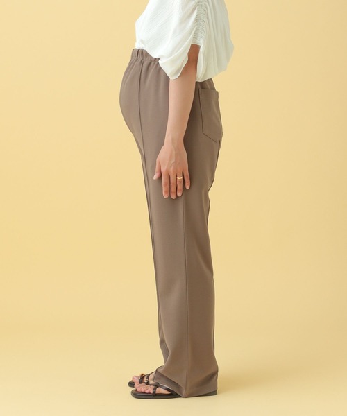 LEPSIM(レプシィム)の「【産前・産後対応】マタニティ/ピンタックフレアパンツ25SS 492413(マタニティウェア/グッズ・レディース・ブラウン/ブラック・FREE)」の19枚目の写真