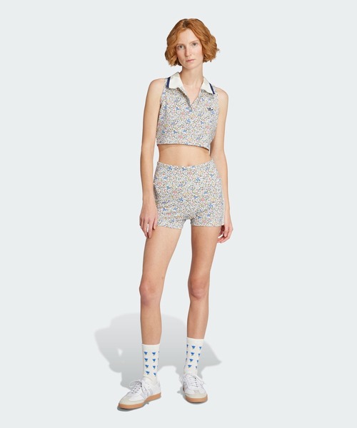 adidas Originals × Liberty London ノースリーブ クロップ