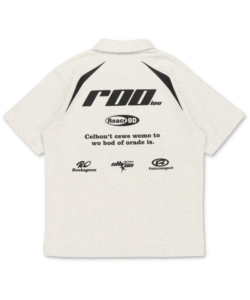 SPINNS（スピンズ）の「90sゲームシャツデザインポロシャツ（ポロシャツ・メンズ・ホワイト/ブラック・M）」の9枚目の写真