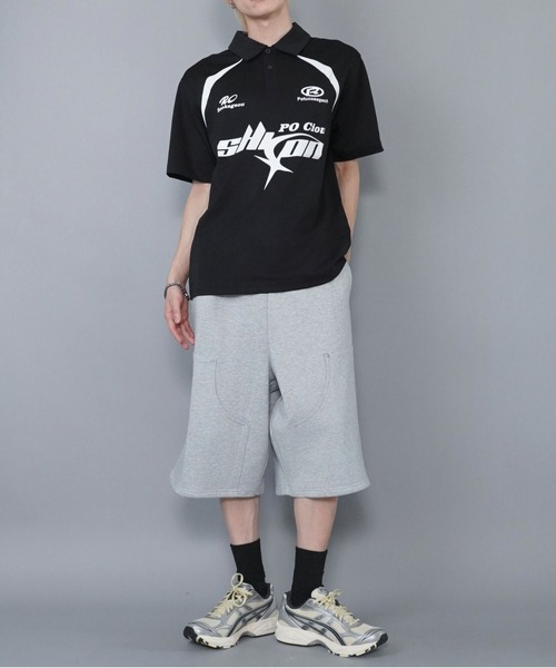 SPINNS（スピンズ）の「90sゲームシャツデザインポロシャツ（ポロシャツ・メンズ・ホワイト/ブラック・M）」の10枚目の写真