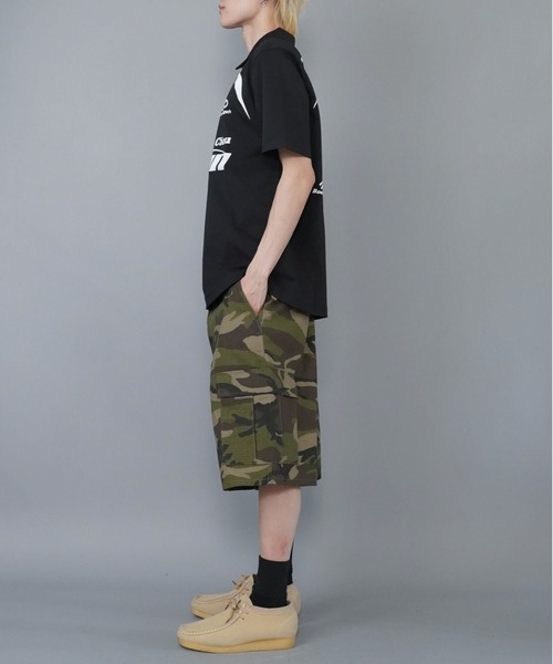 SPINNS（スピンズ）の「90sゲームシャツデザインポロシャツ（ポロシャツ・メンズ・ホワイト/ブラック・M）」の20枚目の写真