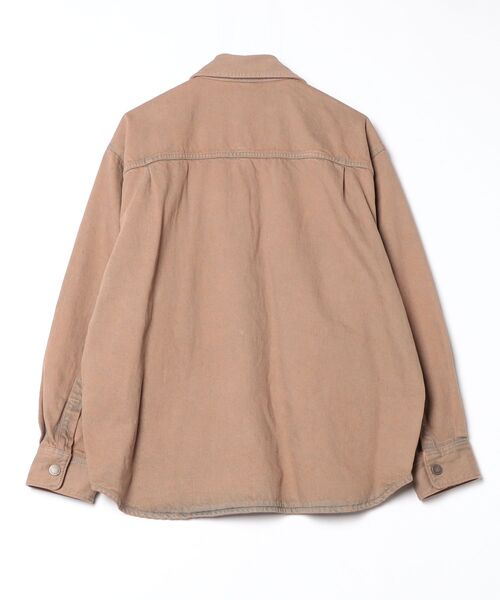 DOUBLE STANDARD CLOTHING(ダブルスタンダードクロージング)の「13.5oz クランチデニムジャケット(デニムジャケット・レディース・キャメル・36/38)」の14枚目の写真