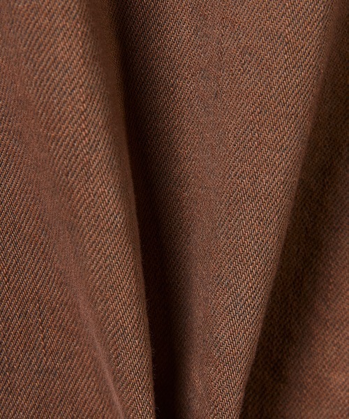 DOUBLE STANDARD CLOTHING(ダブルスタンダードクロージング)の「13.5oz クランチデニムジャケット(デニムジャケット・レディース・キャメル・36/38)」の12枚目の写真
