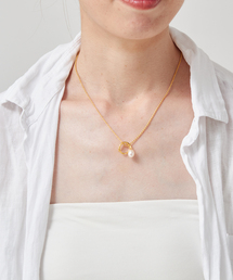 BONVO | 【BONVO/ボンボ】SWIRL PEARL NECKLACE:ネックレス(ネックレス)