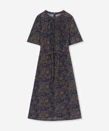 セール】 シルエットフラワーワンピース （ロング・マキシ丈