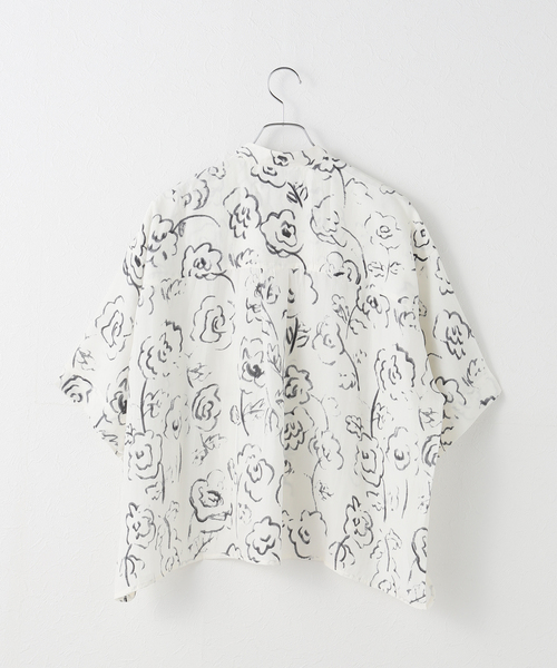 mii（ミー）の「【Mii / ミイ】 PRINTED HALF SLEEVE SHIRT（シャツ/ブラウス・レディース・アイボリー・MEDIUM）」の11枚目の写真