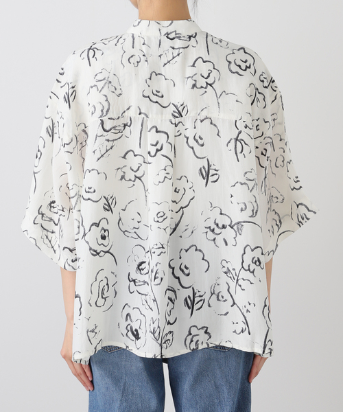 mii（ミー）の「【Mii / ミイ】 PRINTED HALF SLEEVE SHIRT（シャツ/ブラウス・レディース・アイボリー・MEDIUM）」の2枚目の写真