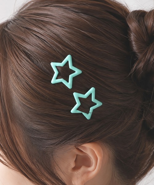 2個セット】プラパッチンピン/スター/星/ヘアピン（ヘアピン）｜SPINNS