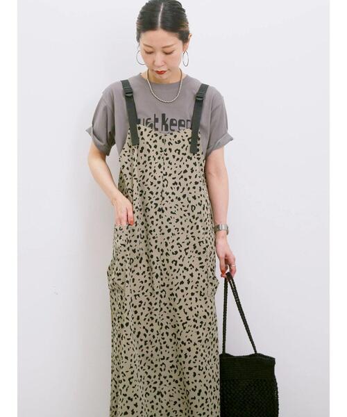 Samansa Mos2 blue(サマンサモスモスブルー)の「【接触冷感】ロゴプリントTシャツ(Tシャツ/カットソー・レディース・オフホワイト/ブルー/グレー/グリーン/ピンク・F)」の12枚目の写真