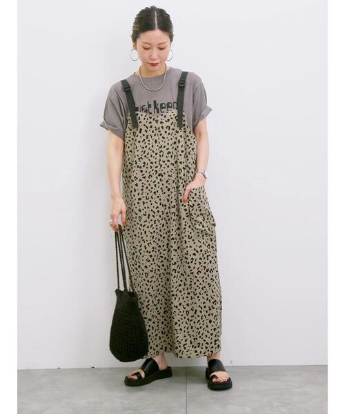 Samansa Mos2 blue(サマンサモスモスブルー)の「【接触冷感】ロゴプリントTシャツ(Tシャツ/カットソー・レディース・オフホワイト/ブルー/グレー/グリーン/ピンク・F)」の10枚目の写真