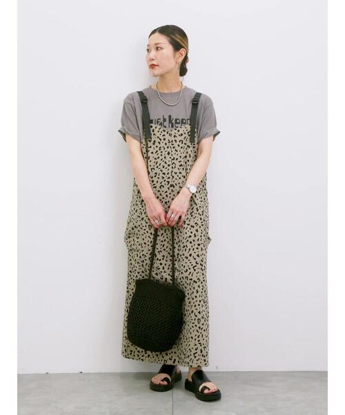 Samansa Mos2 blue(サマンサモスモスブルー)の「【接触冷感】ロゴプリントTシャツ(Tシャツ/カットソー・レディース・オフホワイト/ブルー/グレー/グリーン/ピンク・F)」の9枚目の写真