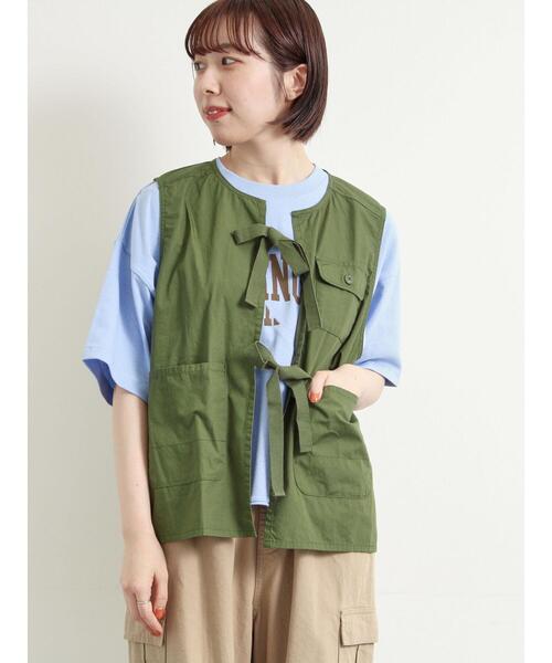 セール】リボンフィッシングベスト（ベスト）｜SM2（エスエムツー）の