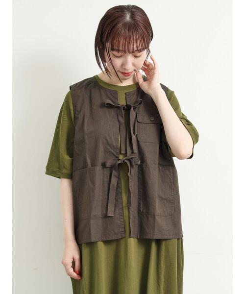 セール】リボンフィッシングベスト（ベスト）｜SM2（エスエムツー）の