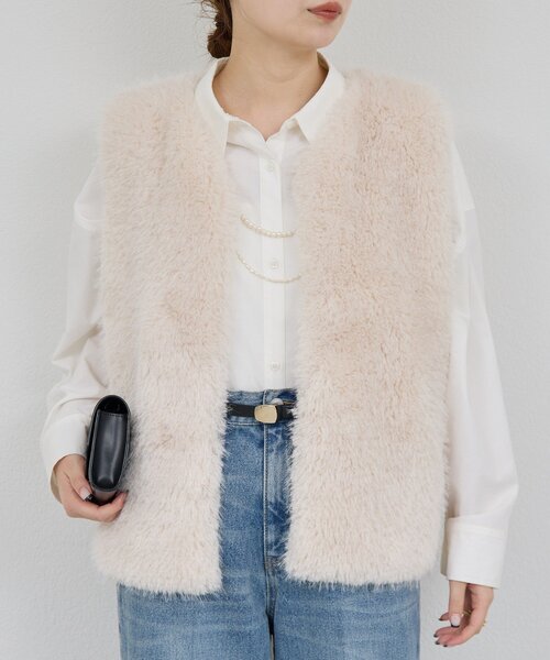 フェイクカシミヤベスト（ベスト）｜GALLARDAGALANTE（ガリャルダ