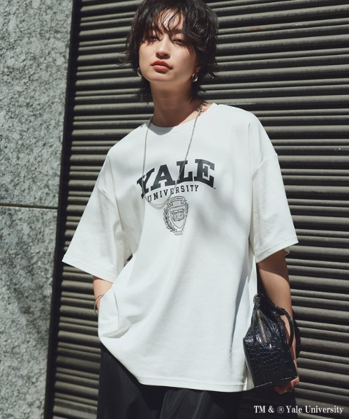 RASW(ラス)の「別注YALEエンブレムオーバーTシャツ(Tシャツ/カットソー・レディース・オフホワイト・L/M)」の7枚目の写真