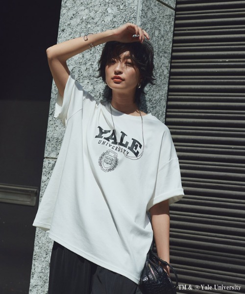 RASW(ラス)の「別注YALEエンブレムオーバーTシャツ(Tシャツ/カットソー・レディース・オフホワイト・L/M)」の10枚目の写真