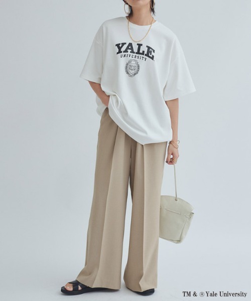 RASW(ラス)の「別注YALEエンブレムオーバーTシャツ(Tシャツ/カットソー・レディース・オフホワイト・L/M)」の11枚目の写真
