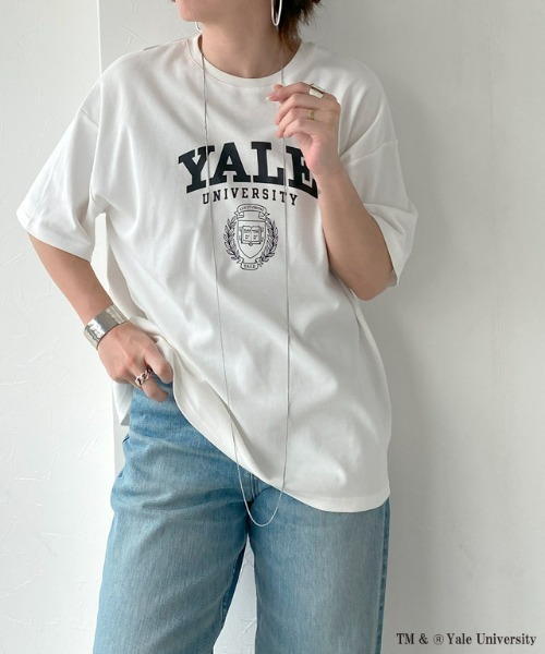 RASW(ラス)の「別注YALEエンブレムオーバーTシャツ(Tシャツ/カットソー・レディース・オフホワイト・L/M)」の5枚目の写真