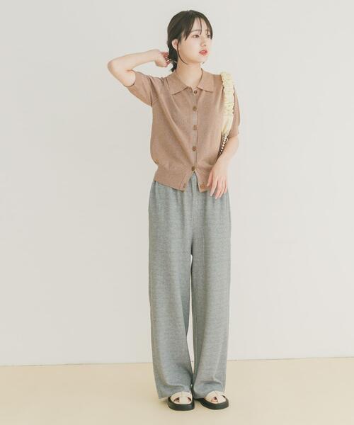 ITEMS URBANRESEARCH(アイテムズ アーバンリサーチ)の「ラメハンソデニット(ニット/セーター・レディース・ネイビー/ブラウン/アイボリー・FREE)」の13枚目の写真
