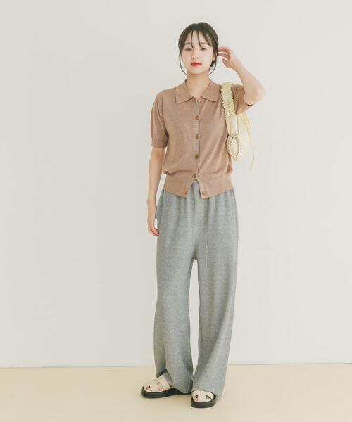 ITEMS URBANRESEARCH(アイテムズ アーバンリサーチ)の「ラメハンソデニット(ニット/セーター・レディース・ネイビー/ブラウン/アイボリー・FREE)」の14枚目の写真