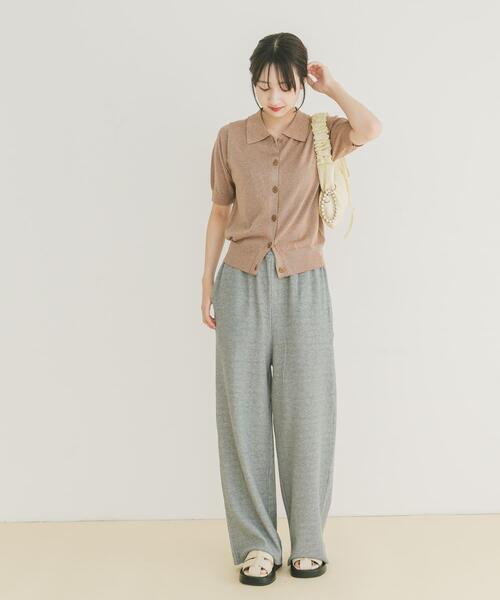 ITEMS URBANRESEARCH(アイテムズ アーバンリサーチ)の「ラメハンソデニット(ニット/セーター・レディース・ネイビー/ブラウン/アイボリー・FREE)」の15枚目の写真