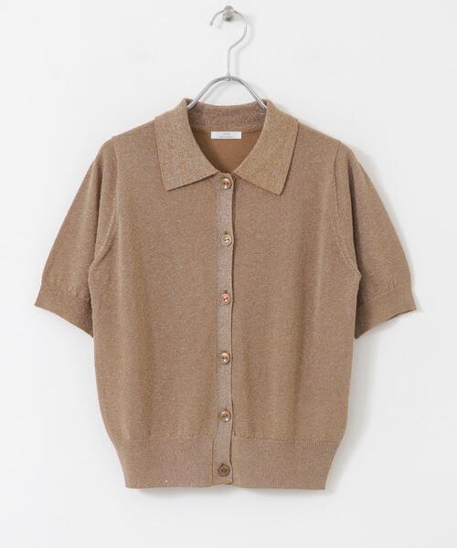 ITEMS URBANRESEARCH(アイテムズ アーバンリサーチ)の「ラメハンソデニット(ニット/セーター・レディース・ネイビー/ブラウン/アイボリー・FREE)」の16枚目の写真