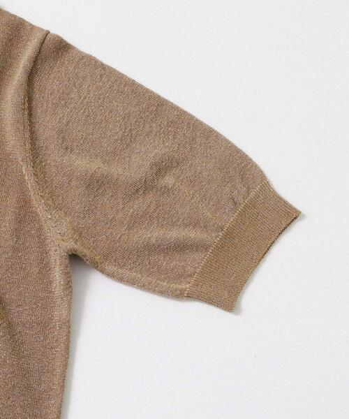 ITEMS URBANRESEARCH(アイテムズ アーバンリサーチ)の「ラメハンソデニット(ニット/セーター・レディース・ネイビー/ブラウン/アイボリー・FREE)」の17枚目の写真