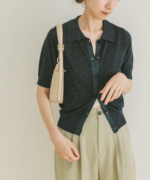 ITEMS URBANRESEARCH(アイテムズ アーバンリサーチ)の「ラメハンソデニット(ニット/セーター・レディース・ネイビー/ブラウン/アイボリー・FREE)」の18枚目の写真
