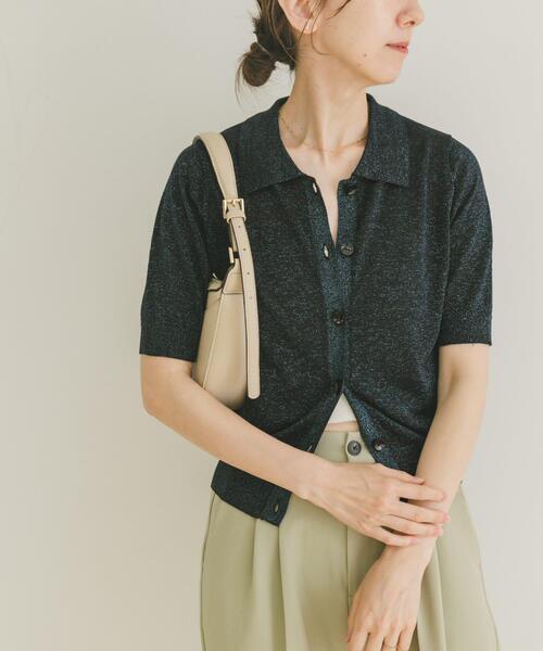 ITEMS URBANRESEARCH(アイテムズ アーバンリサーチ)の「ラメハンソデニット(ニット/セーター・レディース・ネイビー/ブラウン/アイボリー・FREE)」の19枚目の写真